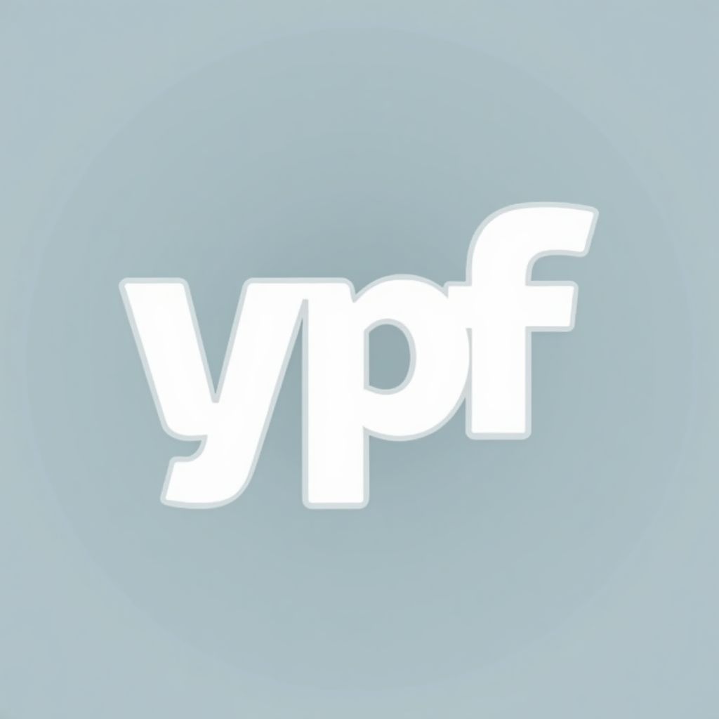 Logo YPF blanco